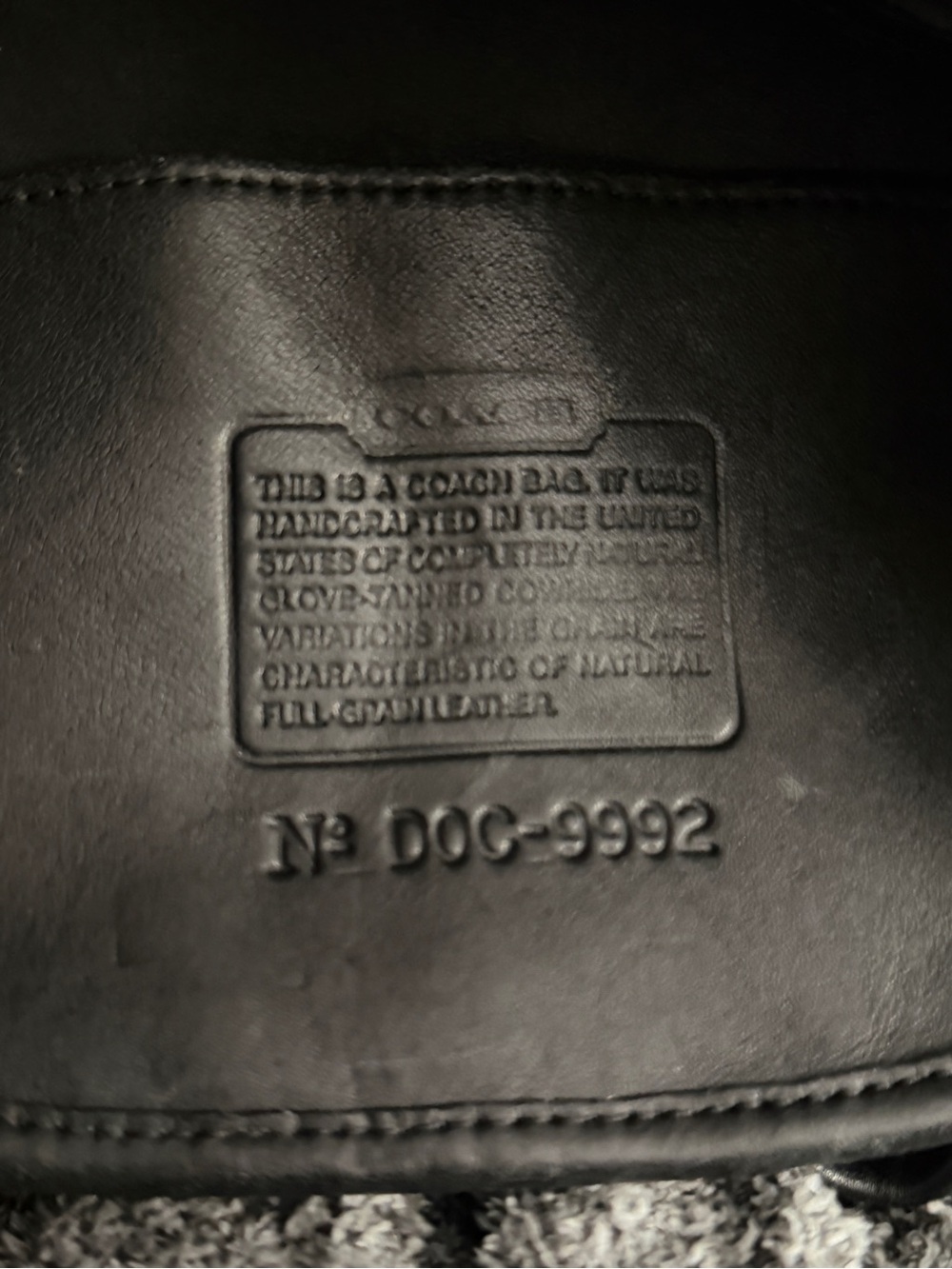 Vintage Coach Handle Backpack #9992 🔥❤️❤️ - Picture 2 of 11